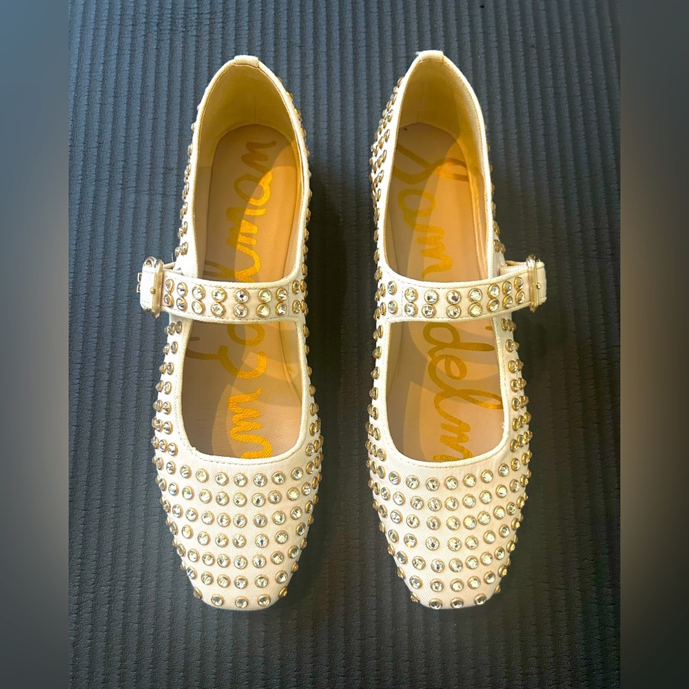⭐️ BRAND NEW ⭐️ SAM EDELMAN ⭐️RHINESTONE MICHAELA MART JANE 8.5